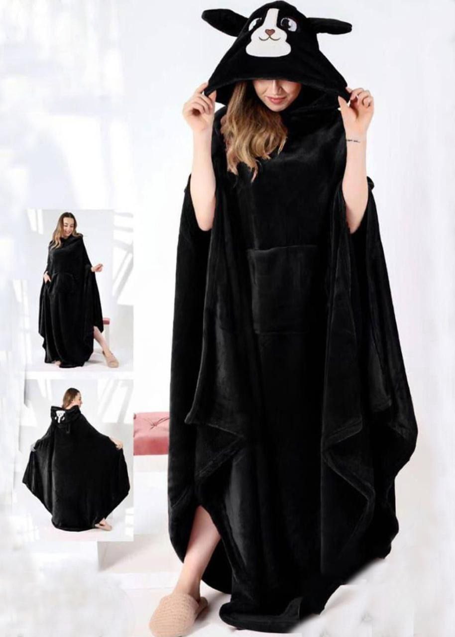 Cute Bear Hooded Blanket